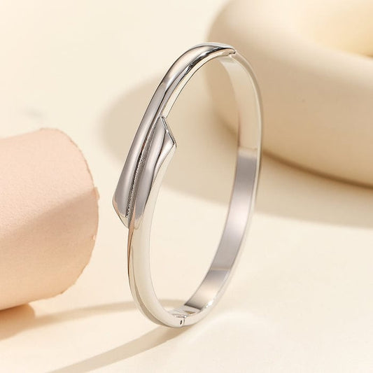 Luxe angle elegance bangle in jewelry