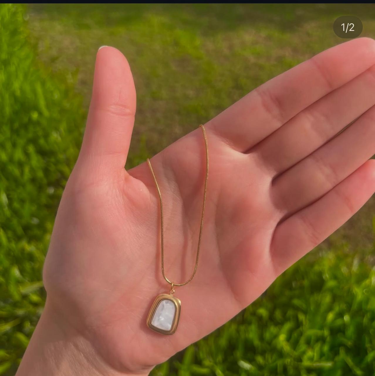Elegant style stainless steel Furnace necklace