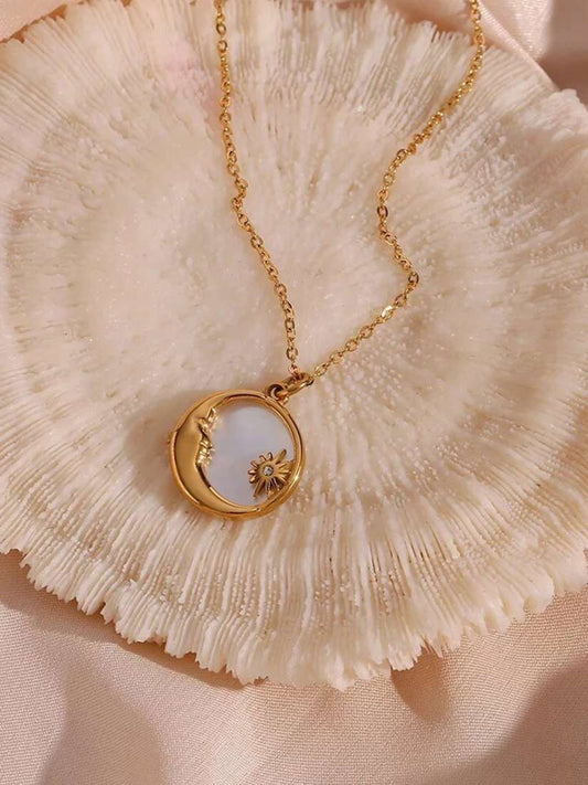 Elegant style Stainless steel  Furnace necklace